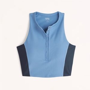Abercrombie YPB sculptLUX Plunge Henley Slim Tank